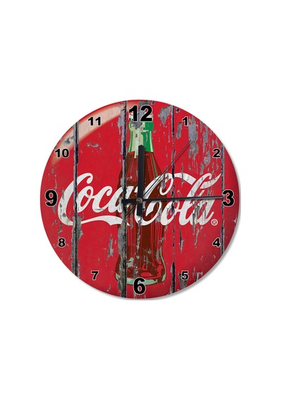 Cocacola Ahşap Duvar Saati (407039246) Ahşap