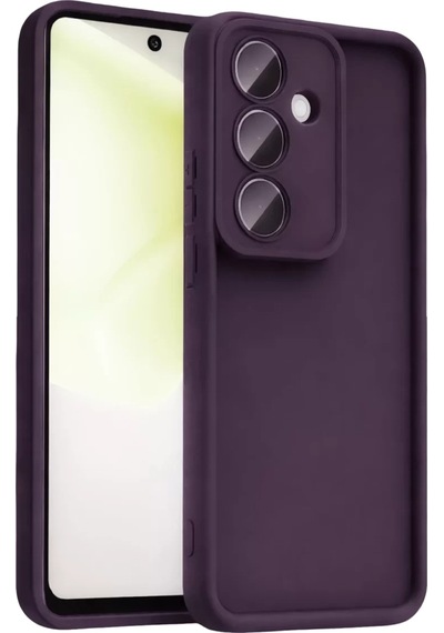 Samsung Uyumlu Galaxy A57 5g Viera Silikon - Mürdüm Diğer
