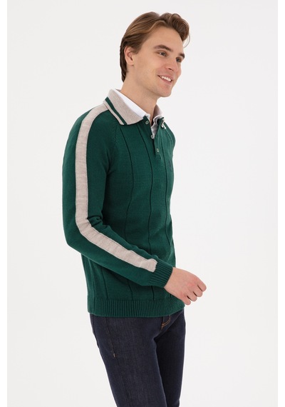 U.S. Polo Assn. U.s. Polo Assn. Erkek Koyu Yeşil Kazak /triko 50315043-vr079 Koyu Yesıl