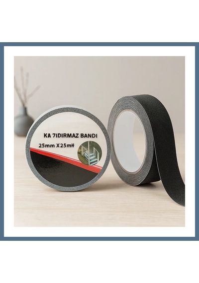 Buradabulabilirsin Kaydırmaz Bant 25mm X 25m Siyah Bbz