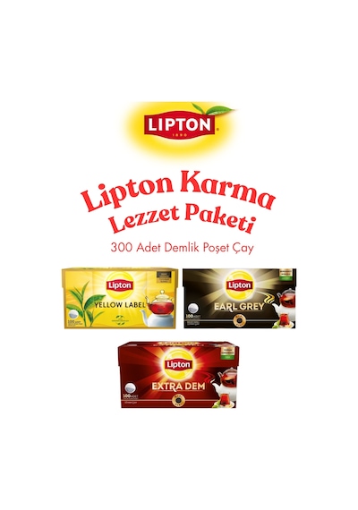 Yellow Label Demlik Poşet Çay 100'lü+ Extra Dem Demlik Poşet Çay 100 Lü+earl Demlik Poşet Çay 100'lü