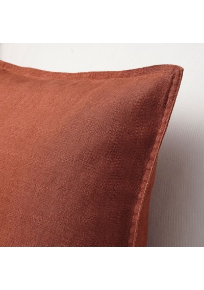 Ikea Edytag Yastık Kılıfı 50 X 50 Cm Kahverengi Kırmızı Kiremit