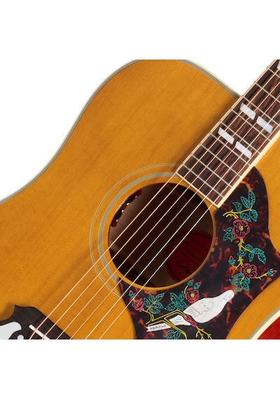 Epiphone 1963 Dove Reissue Elektro Akustik Gitar Antique Natural