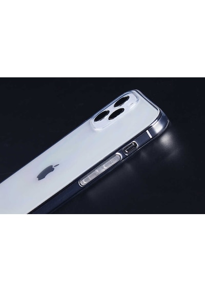 Apple Uyumlu iPhone 12 Pro Max Uyumlu Zore İmax Silikon-renksiz Renksiz -