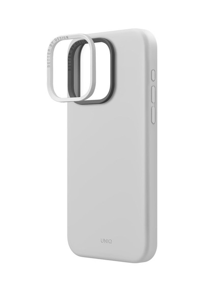 Apple Uyumlu iPhone 15 Pro Kılıf Lino Hue Serisi Magsafe Özellik Magclick Hibrit Silikon Silicore Grey 01-Gümüş Apple Uyumlu iPhone 15 Pro Kılıf Lino Hue Serisi Magsafe Özellik Magclick Hibrit Silikon Silicore Grey 01-Gümüş