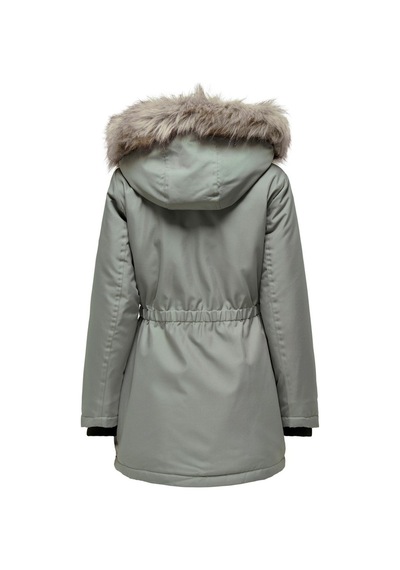 Only Kapüşonlu Yeşil Kadın Parka 15304625 001
