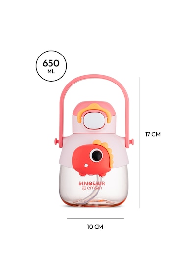 Emsan Dino Suluk Pembe 650 Ml Pembe
