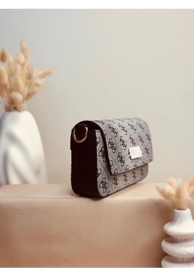 Elora Atelier Mila Mini Gri-siyah Çanta Çok Renkli
