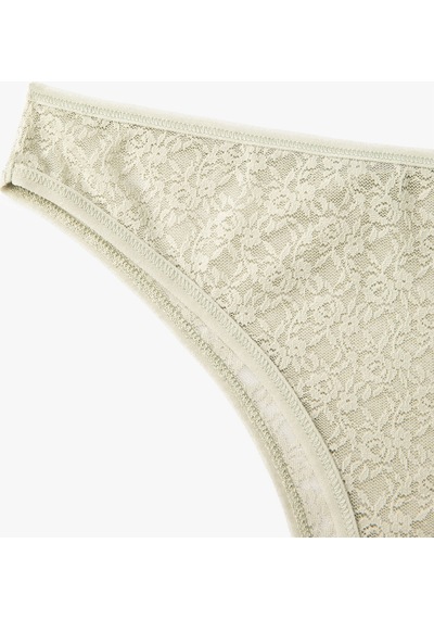 Koton Brazilian Külot Dantelli Normal Bel Gri 4wlk30046mk 4WLK30046MK030 Gri