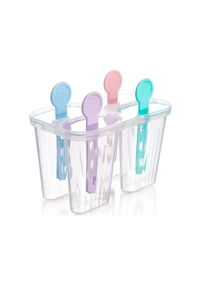 4'lü Meybuz & Dondurma Kalıbı Çubuklu Plastik Diğer