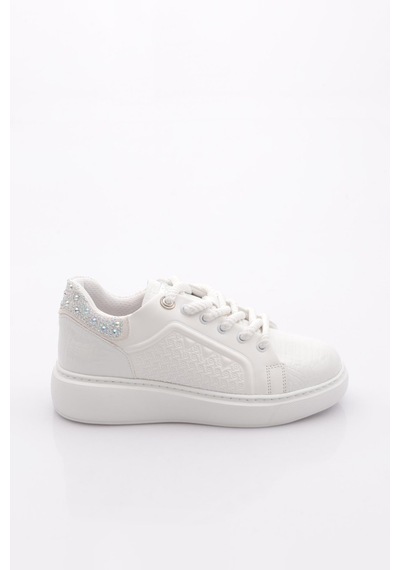 Dgn B3000 Kadin Sneakers Ayakkabi Beyaz