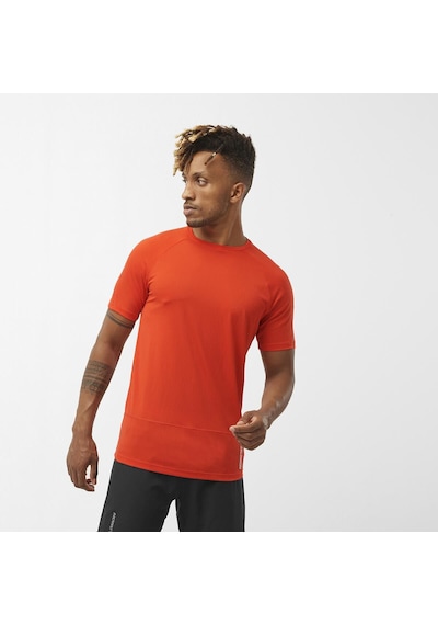 Salomon Cross Run Ss Tee M 22929 Çok Renkli