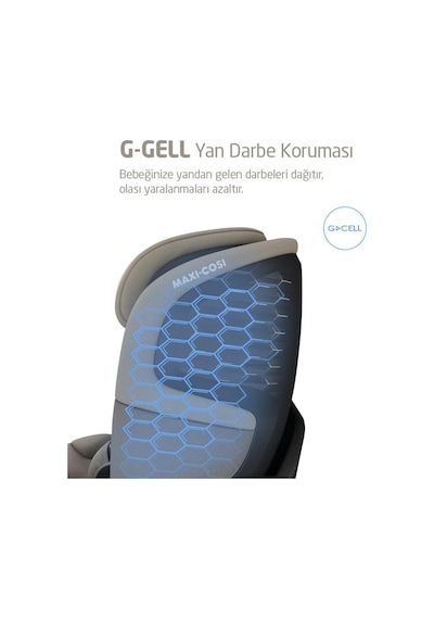 Maxi-Cosi Emerald 360 S I-Size Isofix'li 360 Dönebilir Yatabilir 0-36 kg Oto Koltuğu tonal truffle
