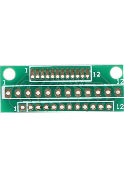 12 Pin 1.27mm 2mm 2.54mm Çevirici Adaptör PCB Kart Kablosuz Modül Jtag Lcd