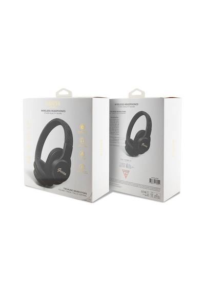 Guess Tone On Tone Lisanslı Pu 4G Desen Kulak Üstü Bluetooth Kulaklık