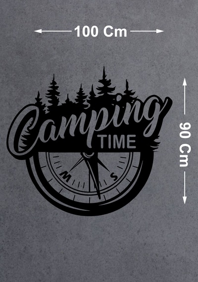 Kamp Sticker - 4x4 Off Road Adventure Avcı Sticker - Araba Oto Motosiklet Karavan Sticker - 02168 100 Cm