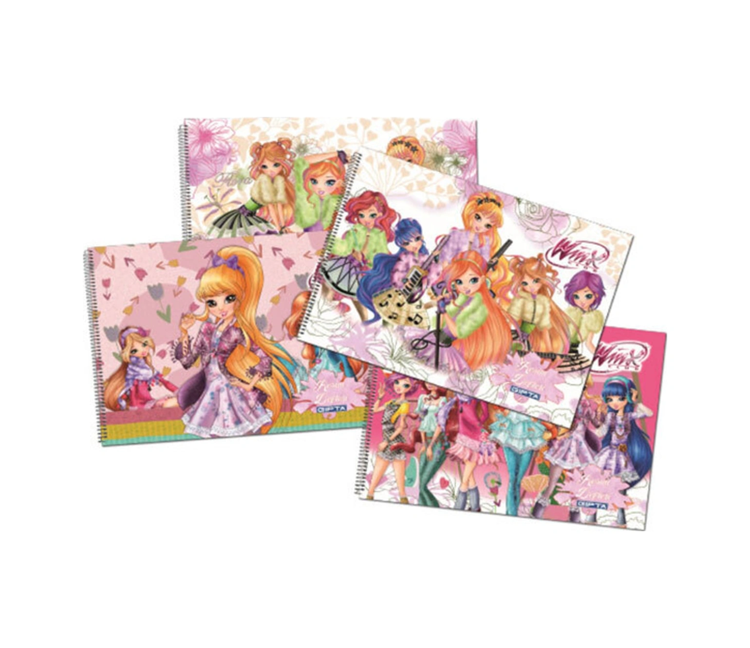 Winx Resim Defteri Spiralli 25x35 15 Yp.3088