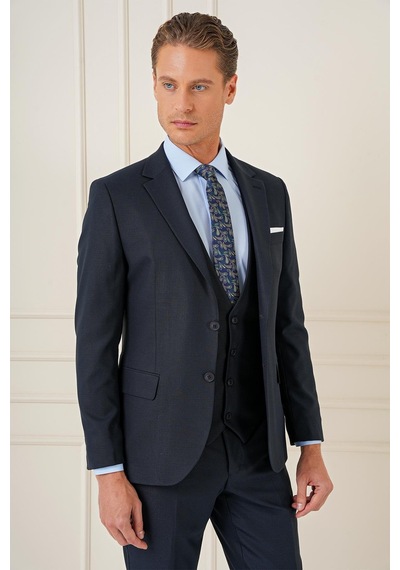 Efor Slim Fit Lacivert Klasik Takım Elbise Tk 896 Lacivert