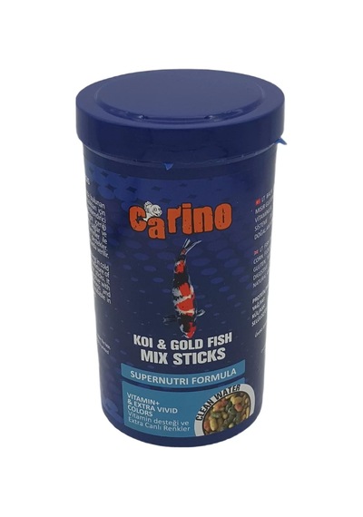 Carino Koi & Goldfish Mix Sticks Koi ve Japon Balık Yemi 1000 ml