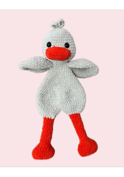 Byehandmade Amigurumi Uyku Arkadaşı Ördek Oyuncak