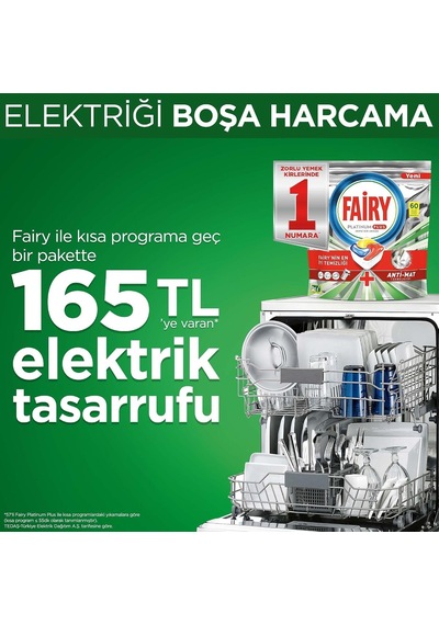 Platinum Plus 60 Yıkama Bulaşık Makinesi Deterjanı Kapsülü Limon Kokulu