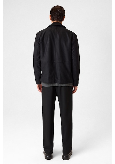 Backandbond Siyah Regular Fit Süet Mont Çok Renkli
