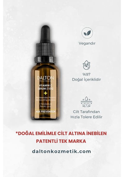 Tüm Cilt Tipleri İçin Yaşlanma Karşıtı C Vitamini Serum - 579348372
