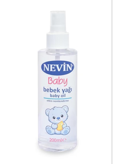 Nevin Bebek Yağı Klasik Sprey Başlık 200 Ml