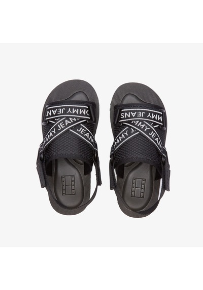 Tommy Hilfiger Tommy Jeans Premium Eva Kadın Siyah Sandalet
