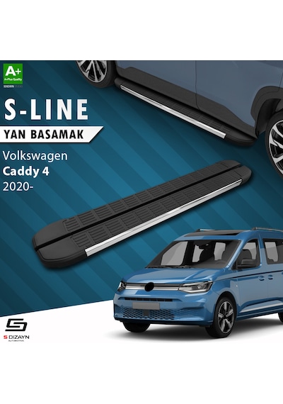 S-dizayn Vw Caddy 4 S-line Krom Yan Basamak 193 Cm 2020 Üzeri