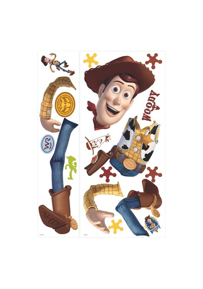 Lexroo Toy Story Duvar Çıkartması/duvar Dövmesi Woody 127 Cm Çok Renkli