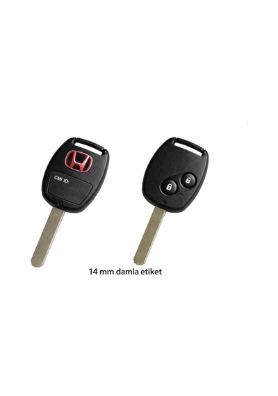 Honda Fd6 Fb7 Fc5 Fe1 Anahtar Logo Amblemi Kumanda Logo Çap 1.4 Cm 14 Mm 2 Adet Kırmızı