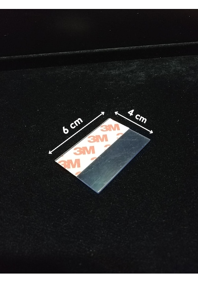 50 Adet Pvc Etiketlik 6x4 Cm Yapışkanlı Şeffaf Etiketlik, Raf Vit