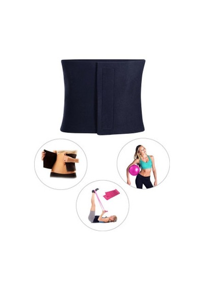 Spor Byfit 25 Cm Neopren Termal Bel Korsesi + Pilates Denge Topu + Band