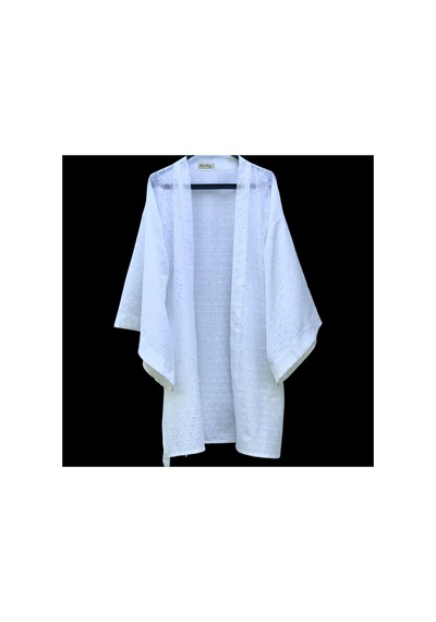 Lila Mare Fisto Kumaşlı Pamuk Kimono Renkli Renkli