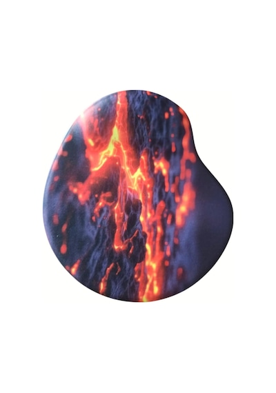 Oval Baskılı Bilek Destekli Kum Desen Tip Kaymaz Taban Optik Bilgisayar Notebook Mouse Pad Maus Pad Magma