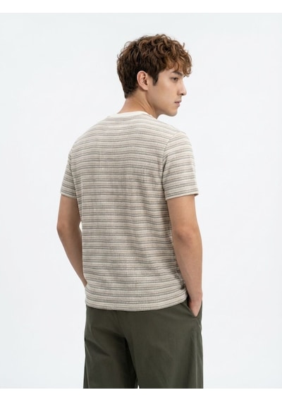 LOFT Regular Fit Erkek Tshirt K.kol Lf2042333 Q1.v1 Ekru