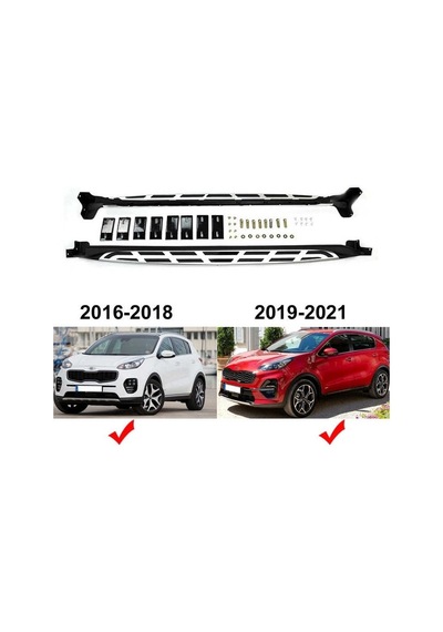 Autogp Kia Sportage Yan Basamak Koruma Marşbiyel 2019+ Model Ka-spr16-sd002