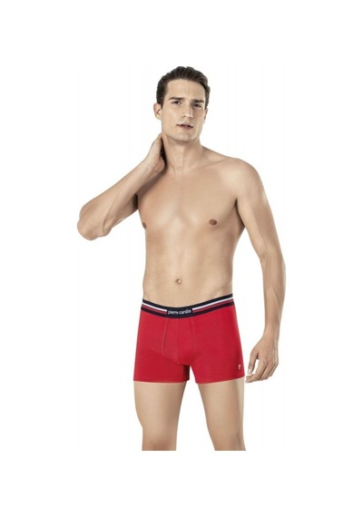 Pierre Cardin Erkek 3 Lü Multicolor Boxer Seti Laci-kırmızı-gri