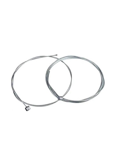 Bianchi Çelik 2 Adet Ön-Arka Bisiklet Fren Teli 1.6/2050 MM Gri