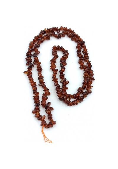 Hezonit Garnet Kırıktaş Dizi-80 Cm.-Lal Taşı Hessonite Gümüş