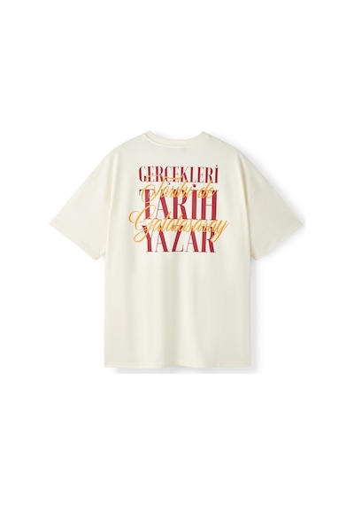 Gsstore Galatasaray Erkek T-shirt E261075 Ekru
