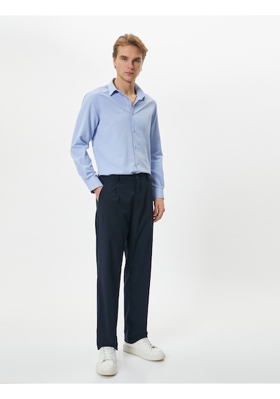 Koton Klasik Gömlek Slim Fit Yarım İtalyan Yaka Düğmeli Uzun Kollu Mavi 4sam60020hw 4SAM60020HW643 Mavi Koton Klasik Gömlek Slim Fit Yarım İtalyan Yaka Düğmeli Uzun Kollu Mavi 4sam60020hw 4SAM60020HW643 Mavi