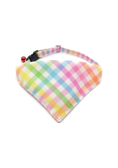 Desenli Bandana Kedi Tasması 4'lü Tam Set