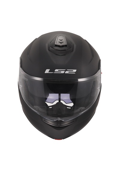 Ls2 Strobe 2 Mat Siyah Çene Açılır Motosiklet Kaskı Mat Siyah