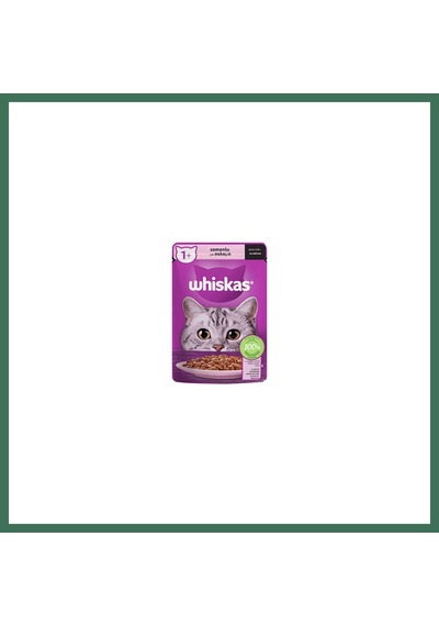 Whiskas Pouch Sos İçinde Somonlu Yetişkin Kedi Konservesi 85 Gr Bss