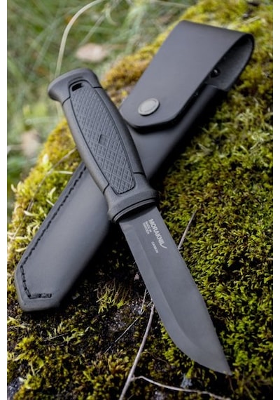 Morakniv Kamp Garberg Black Karbon DLC Deri Kılıf Siyah