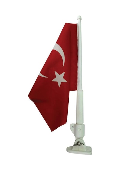 Saray Plastik Bayrak Direği Bayraklı 40 Cm