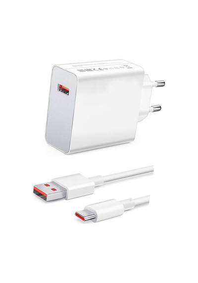 120watt Turbo 1 X Usb-a 1 Mt A To C Kablolu Duvar Şarj Aleti Ac109 Evimdeyokyok