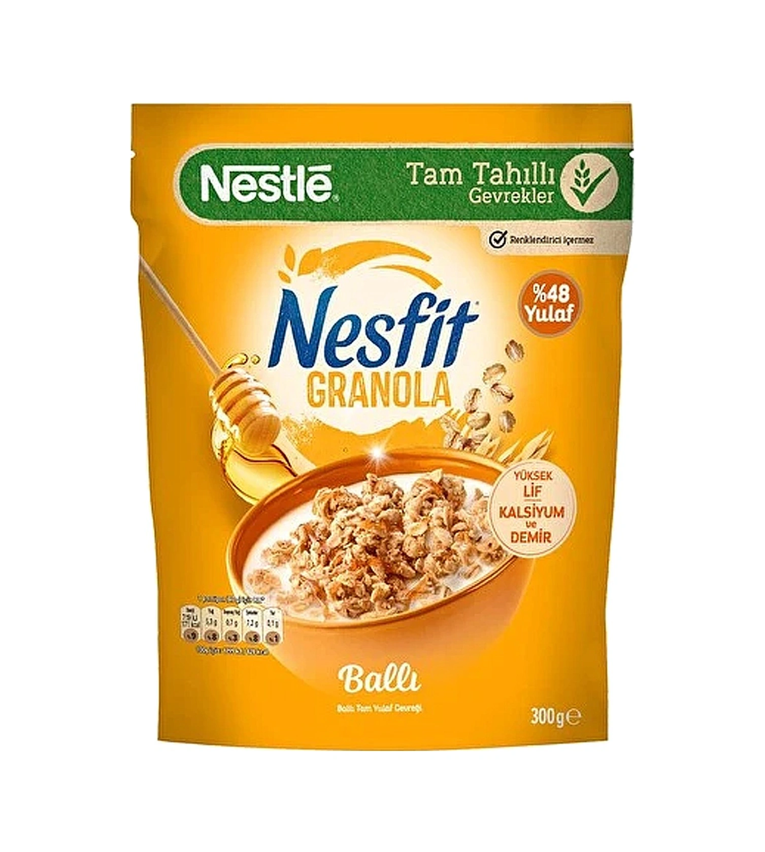 Nestle Nesfit Granola Ballı Ve Kabak Çekirdekli Turna Yemişli 300 Gr 2 Li Paket